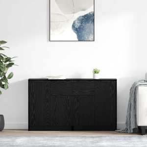 Konzole 2 pcs Černý dub 60 x 30 x 70 cm kompozitní dřevo - obrázek 1