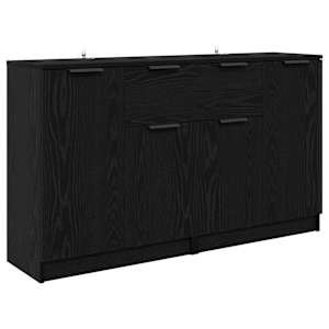Konzole 2 pcs Černý dub 60 x 30 x 70 cm kompozitní dřevo - obrázek 5
