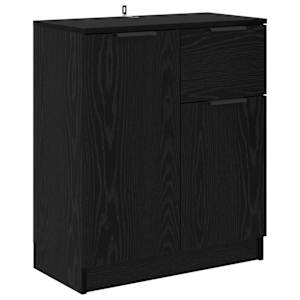 Konzole 2 pcs Černý dub 60 x 30 x 70 cm kompozitní dřevo - obrázek 7