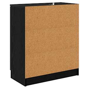 Konzole 2 pcs Černý dub 60 x 30 x 70 cm kompozitní dřevo - obrázek 9