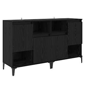 Konzole 2 pcs Černý dub 60 x 35 x 70 cm kompozitní dřevo - obrázek 5