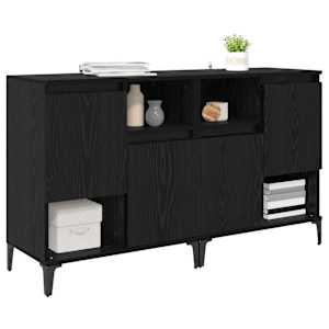 Konzole 2 pcs Černý dub 60 x 35 x 70 cm kompozitní dřevo - obrázek 3
