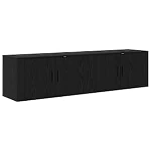 Nástěnný TV skříňový set 2 pcs Černý dub 80 x 34,5 x 40 cm - obrázek 7