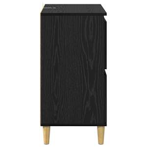 Konzole 2 pcs Černý dub 60 x 35 x 70 cm kompozitní dřevo - obrázek 8