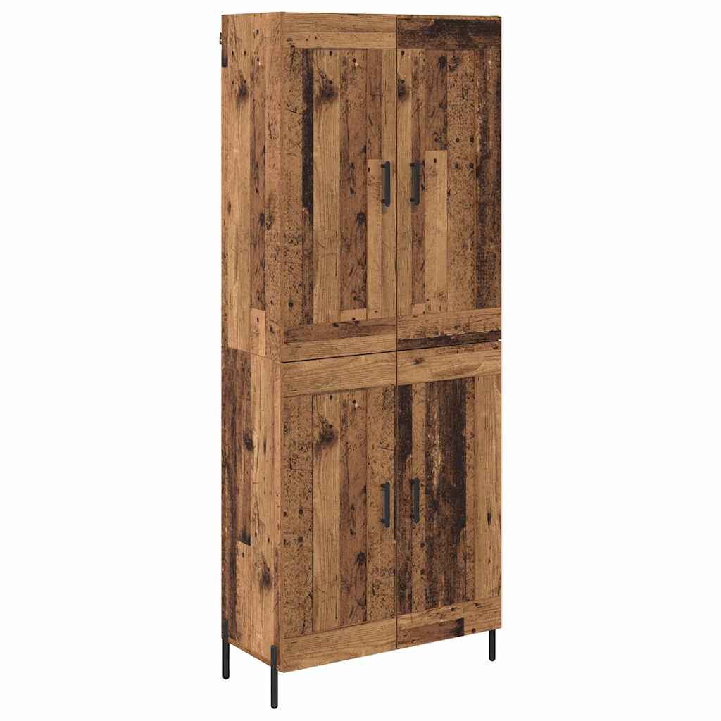 Thumbnail - vidaXL Highboard 2 pcs Altholz Holzwerkstoff