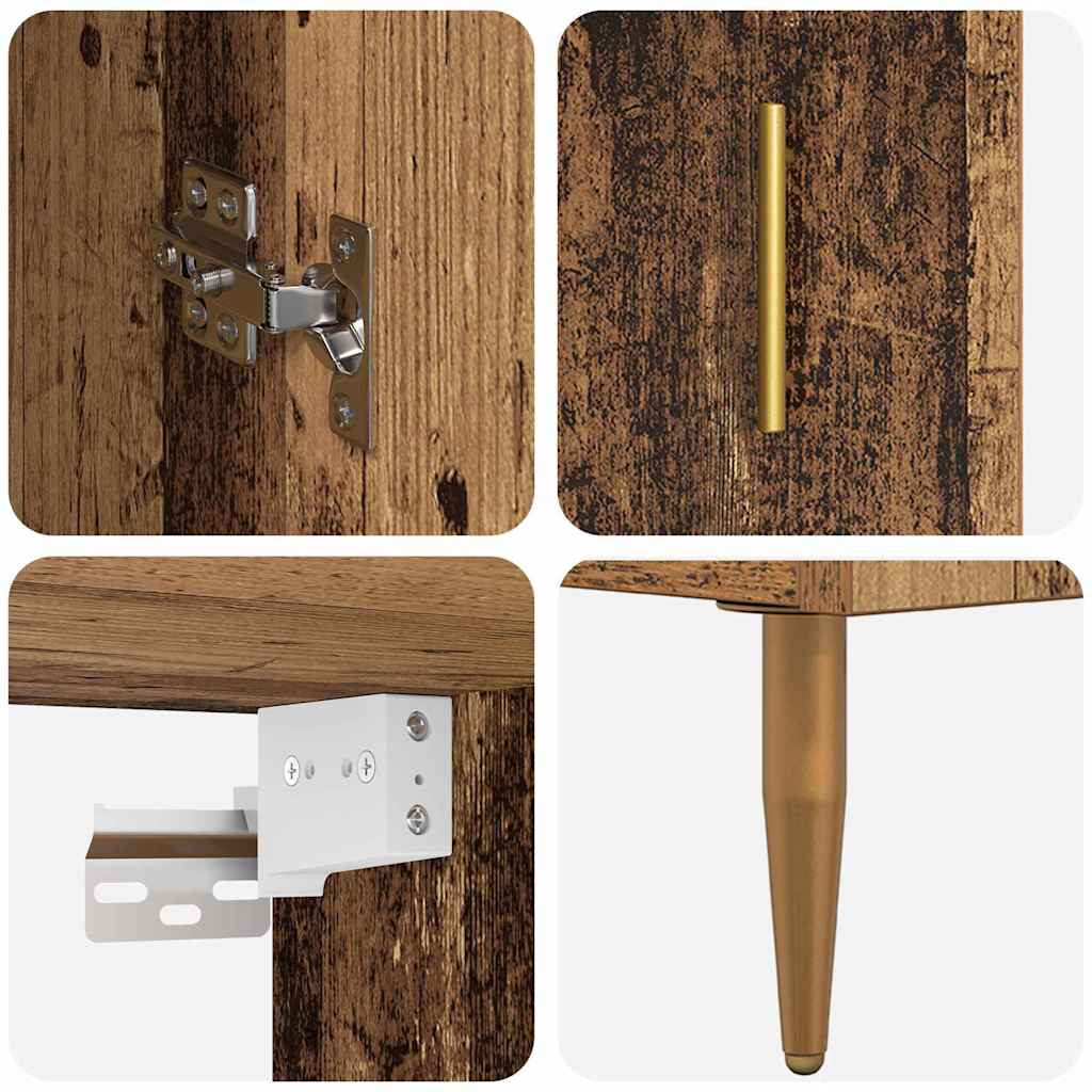 Bufet Lemn Vechi 69,5 x 34 x 180 cm Lemn compozit [10]