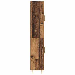 Vysoký bufet Staré dřevo 69,5 x 34 x 180 cm kompozitní dřevo - obrázek 9
