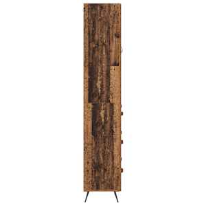 Vysoká skříň s policí 2 ks Staré dřevo 69,5 x 34 x 180 cm - obrázek 9
