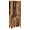 vidaXL K&otilde;rgushein Vana puit 69,5 x 34 x 180 cm Tehispuit
