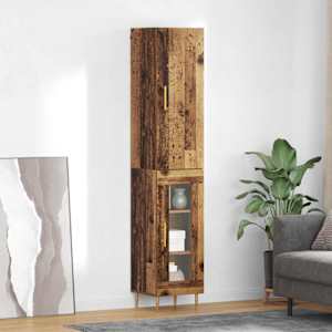 Visok predalnik 2 pcs Star les Konstruiran les