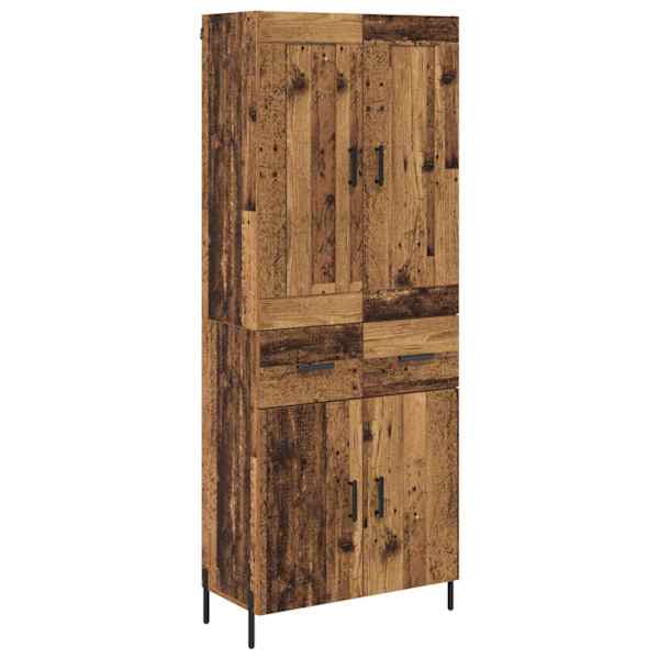 vidaXL K&otilde;rgushein 2 tk Vana puit 69,5 x 34 x 180 cm Tehispuit