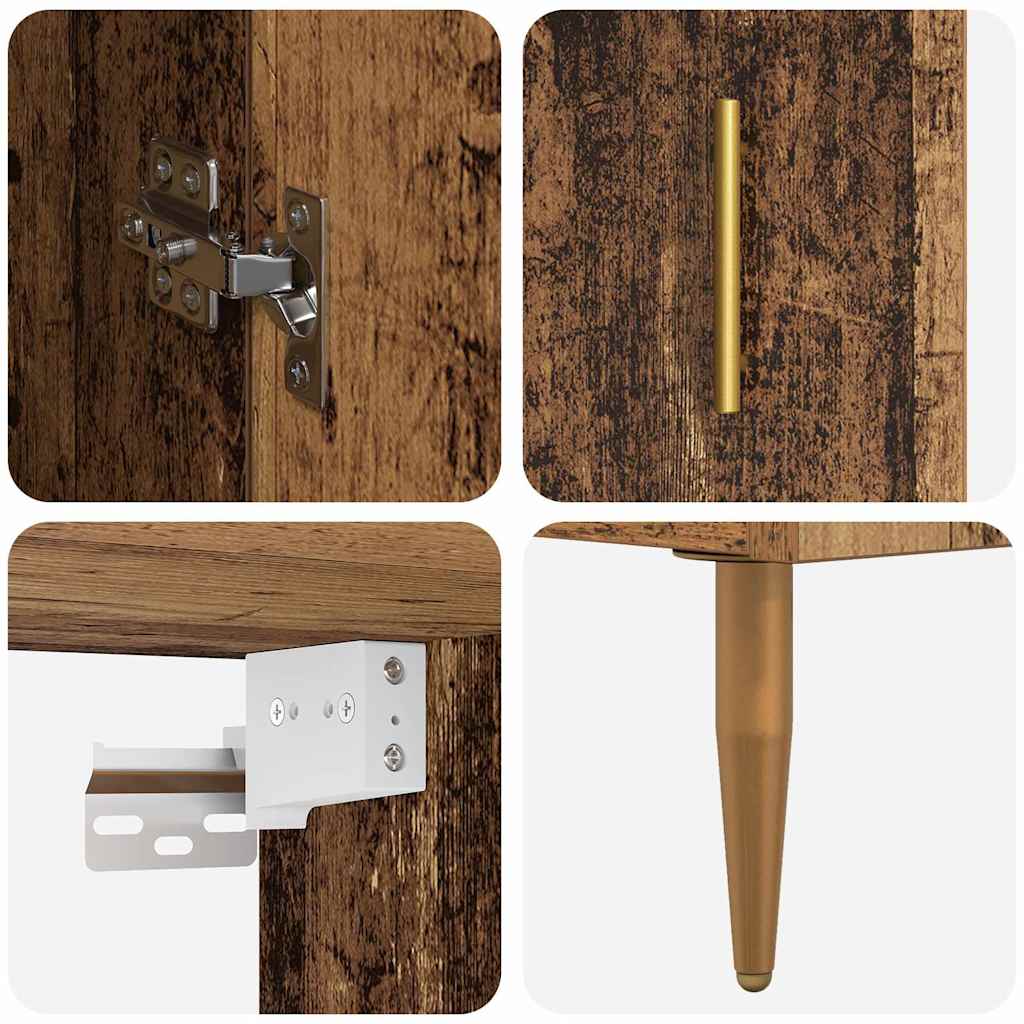 Bufet Lemn Vechi 69,5 x 34 x 180 cm Lemn compozit [10]