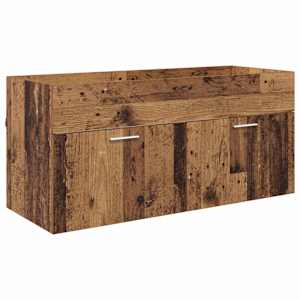 Koupelnová skříň Nástěnný Staré dřevo 100 x 38,5 x 46 cm - obrázek 5