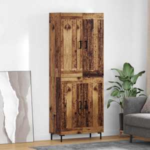 Visok predalnik 2 pcs Star les Konstruiran les