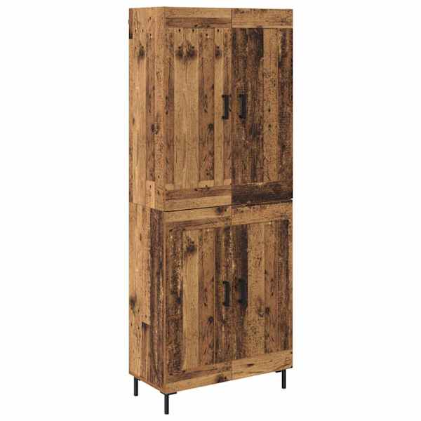 vidaXL K&otilde;rgushein 2 tk Vana puit 69,5 x 34 x 180 cm Tehispuit