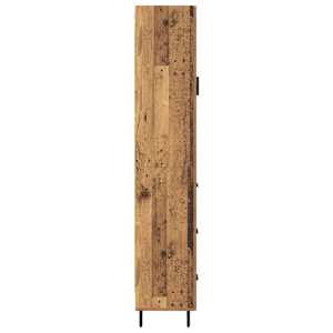 Vysoký bufet Staré dřevo 34,5 x 34 x 180 cm kompozitní dřevo - obrázek 9