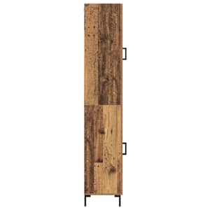Vysoký bufet Staré dřevo 34,5 x 34 x 180 cm kompozitní dřevo - obrázek 9