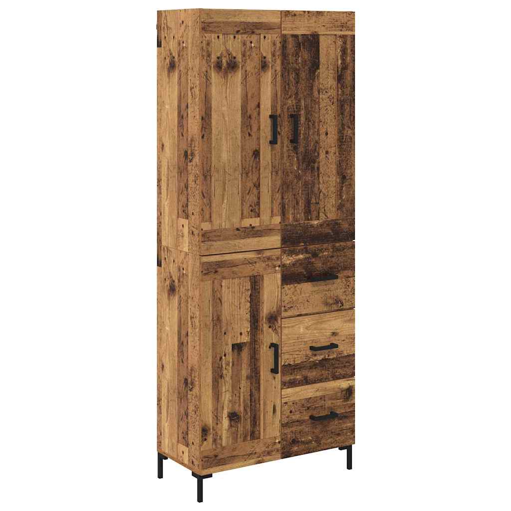 Thumbnail - vidaXL Highboard mit Schubladen 2 pcs Altholz Holzwerkstoff