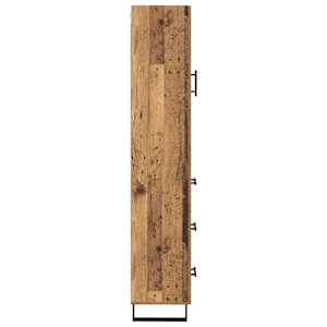 Vysoký bufet Staré dřevo 34,5 x 34 x 180 cm kompozitní dřevo - obrázek 9