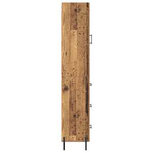 Vysoký bufet Staré dřevo 34,5 x 34 x 180 cm kompozitní dřevo - obrázek 9