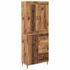 vidaXL K&otilde;rgushein 2 tk Vana puit 69,5 x 34 x 180 cm Tehispuit