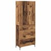 vidaXL K&otilde;rgushein Vana puit 69,5 x 34 x 180 cm Tehispuit