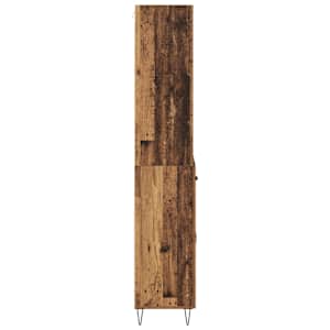 Vysoký bufet 2 ks Staré dřevo 69,5 x 34 x 180 cm - obrázek 9