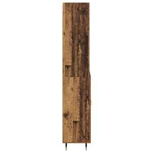 Vysoký bufet Staré dřevo 69,5 x 34 x 180 cm kompozitní dřevo - obrázek 9