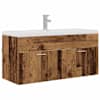 vidaXL Vannitoa kapp Vana puit 100 x 38,5 x 46 cm Tehispuit