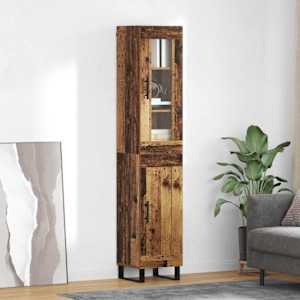 Visok predalnik Star les 34,5 x 34 x 180 cm Konstruiran les