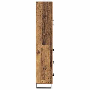 Vysoký bufet Staré dřevo 34,5 x 34 x 180 cm kompozitní dřevo - obrázek 9