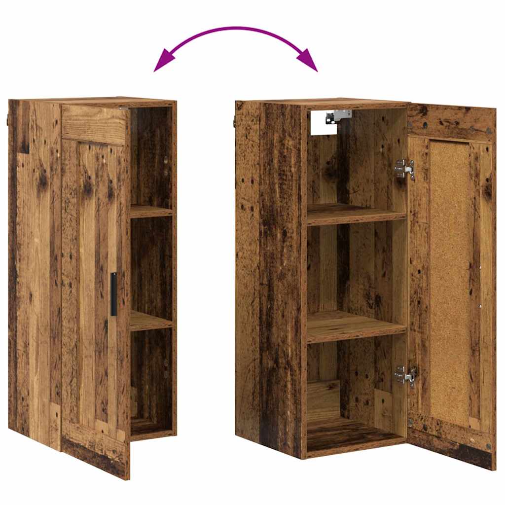 Visok predalnik Star les 34,5 x 34 x 180 cm Konstruiran les - slika 13