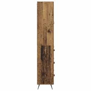 Vysoký bufet Staré dřevo 69,5 x 34 x 180 cm kompozitní dřevo - obrázek 9