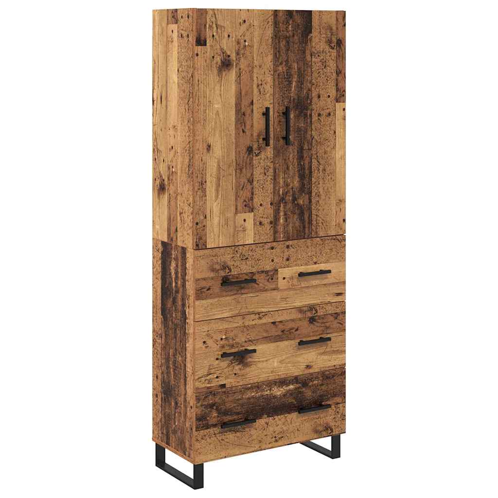 Thumbnail - vidaXL Highboard mit Schubladen 2 pcs Altholz 69,5 x 34 x 180 cm