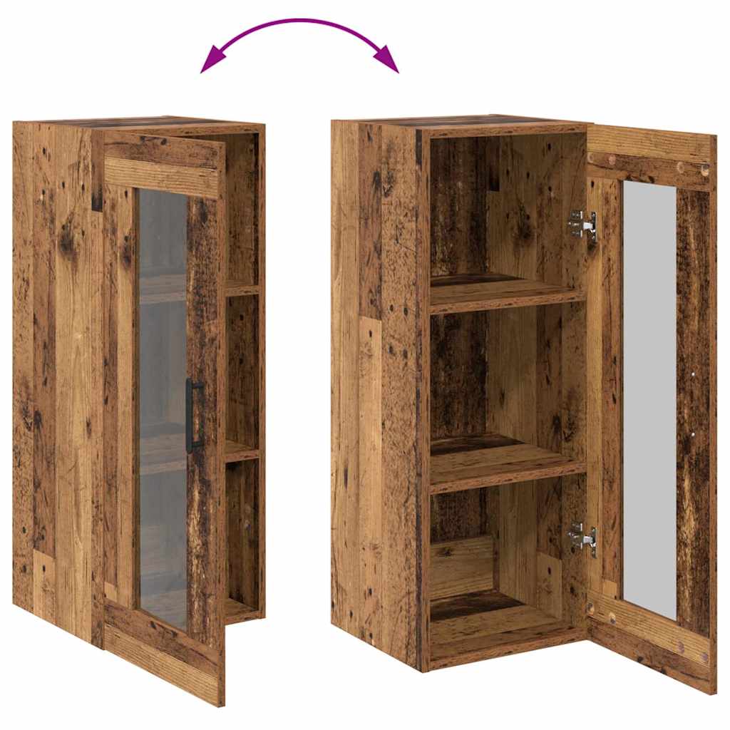 Visok predalnik Star les 34,5 x 34 x 180 cm Konstruiran les - slika 13