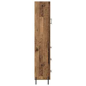 Vysoký bufet Staré dřevo 34,5 x 34 x 180 cm kompozitní dřevo - obrázek 9