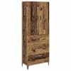 vidaXL K&otilde;rgushein Vana puit 69,5 x 34 x 180 cm Tehispuit