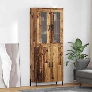 Visok predalnik Star les 69,5 x 34 x 180 cm Konstruiran les