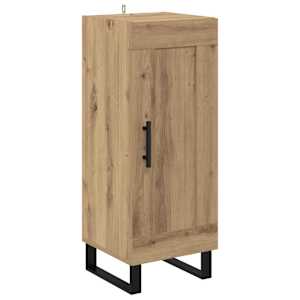 Vysoký bufet Artisanový dub 34,5 x 34 x 180 cm kompozitní dřevo - obrázek 6