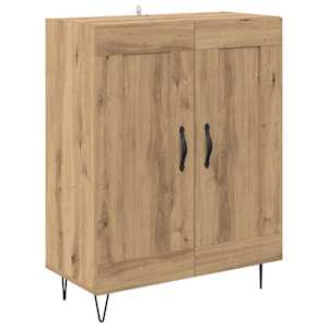 Vysoký bufet Artisanový dub 69,5 x 34 x 180 cm kompozitní dřevo - obrázek 6