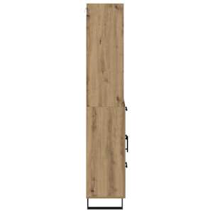 Vysoký bufet 2 pcs Artisanový dub 69,5 x 34 x 180 cm - obrázek 9