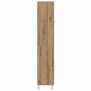 Vysoký bufet 2 pcs Artisanový dub Konstruované dřevo a sklo - obrázek 9