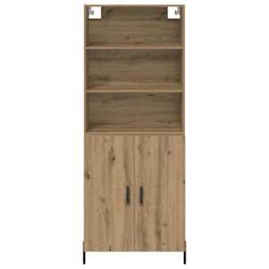 Vysoký bufet Artisanový dub 69,5 x 32,5 x 180 cm - obrázek 8