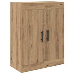 Vysoký bufet Artisanový dub 69,5 x 34 x 180 cm kompozitní dřevo - obrázek 7