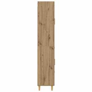 Vysoký bufet Artisanový dub 69,5 x 34 x 180 cm kompozitní dřevo - obrázek 9