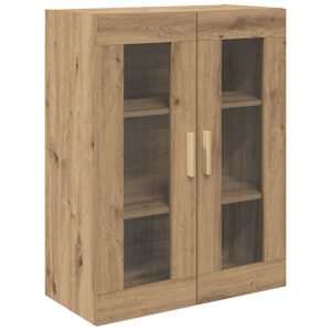 Vysoký bufet Artisanový dub 69,5 x 34 x 180 cm kompozitní dřevo - obrázek 7