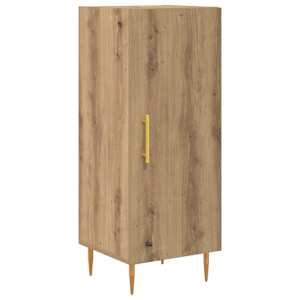 Vysoký bufet 2 pcs Artisanový dub kompozitní dřevo - obrázek 6