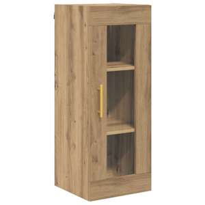 Vysoký bufet 2 pcs Artisanový dub kompozitní dřevo - obrázek 7