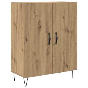 Vysoký bufet Artisanový dub 69,5 x 34 x 180 cm kompozitní dřevo - obrázek 6