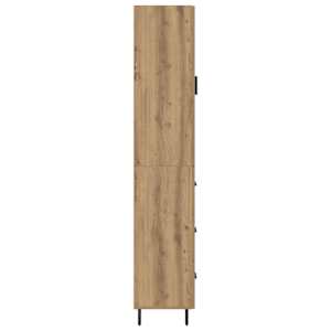 Vysoký bufet Artisanový dub 34,5 x 34 x 180 cm kompozitní dřevo - obrázek 9